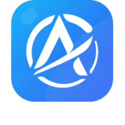 Asil Browser icon, a blue rounded square containing a white letter A inside a ring